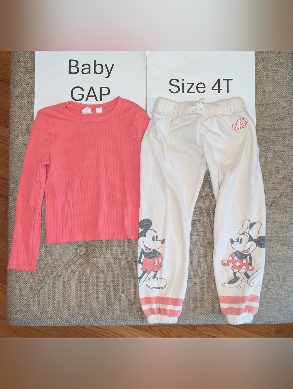 Baby Gap Minnie And Mickey Mouse Jogging Set
